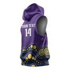NRL Melbourne Rugby Custom Sleeveless Hoodie Premiers Trophy Ride The Storm - Aussie Hoodie