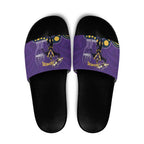 NRL Melbourne Rugby Custom Slide Sandals Premiers Trophy Ride The Storm - Aussie Hoodie