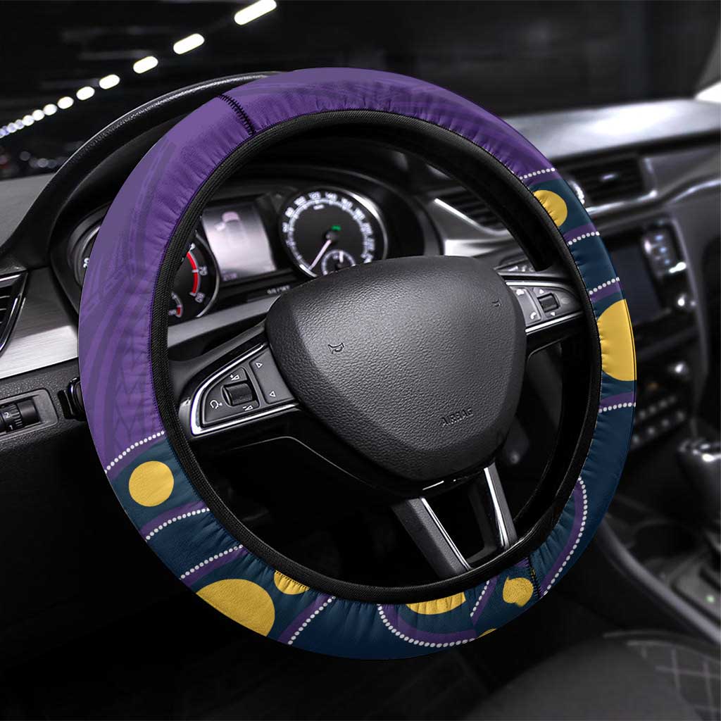 NRL Melbourne Rugby Steering Wheel Cover Premiers Trophy Ride The Storm - Aussie Hoodie