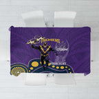 NRL Melbourne Rugby Custom Tablecloth Premiers Trophy Ride The Storm - Aussie Hoodie