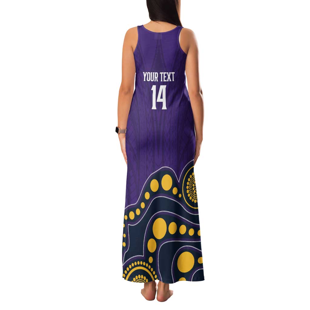 NRL Melbourne Rugby Custom Tank Maxi Dress Premiers Trophy Ride The Storm - Aussie Hoodie