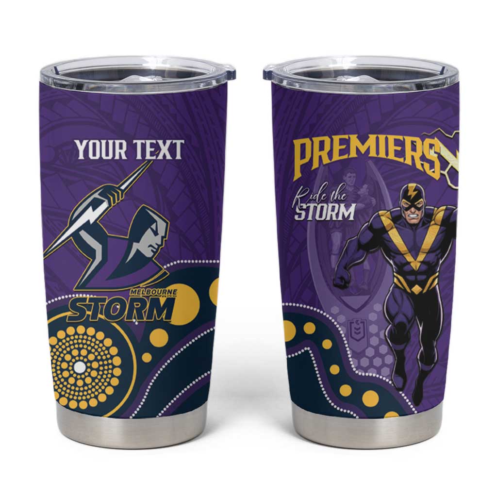 NRL Melbourne Rugby Custom Tumbler Cup Premiers Trophy Ride The Storm - Aussie Hoodie