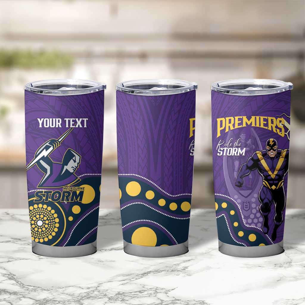 NRL Melbourne Rugby Custom Tumbler Cup Premiers Trophy Ride The Storm - Aussie Hoodie