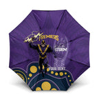 NRL Melbourne Rugby Custom Umbrella Premiers Trophy Ride The Storm - Aussie Hoodie