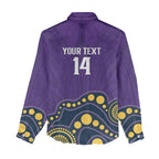 NRL Melbourne Rugby Custom Women Casual Shirt Premiers Trophy Ride The Storm - Aussie Hoodie
