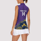 NRL Melbourne Rugby Custom Women Sleeveless Polo Shirt Premiers Trophy Ride The Storm - Aussie Hoodie