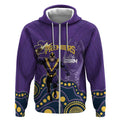 NRL Melbourne Rugby Custom Zip Hoodie Premiers Trophy Ride The Storm - Aussie Hoodie