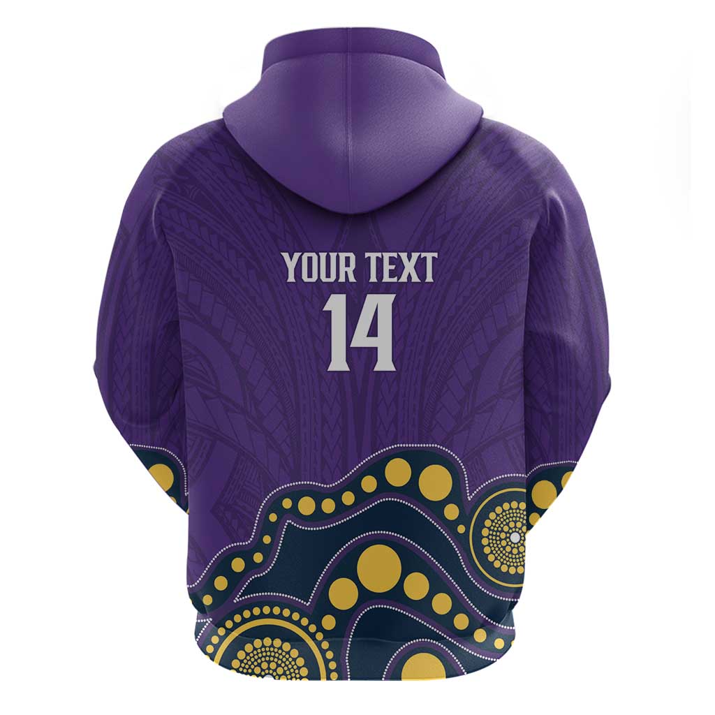 NRL Melbourne Rugby Custom Zip Hoodie Premiers Trophy Ride The Storm - Aussie Hoodie
