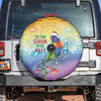 Rainbow Lorikeets Australia Christmas Spare Tire Cover Eucalyptus Blossoms Aboriginal Art