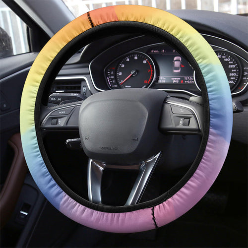Rainbow Lorikeets Australia Christmas Steering Wheel Cover Eucalyptus Blossoms Aboriginal Art