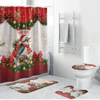 Personalised Kookaburra Australia Christmas Bathroom Set Kooka-la-la-la-la Xmas Bows