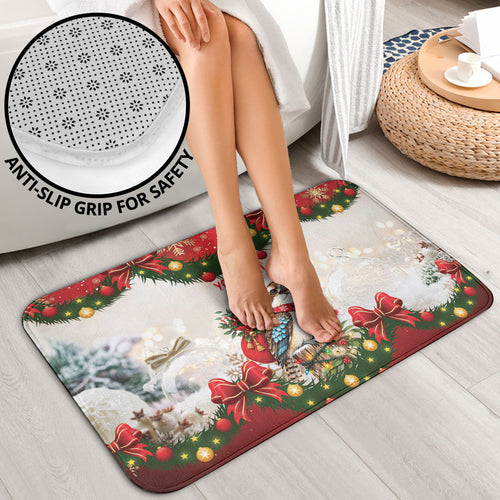 Personalised Kookaburra Australia Christmas Bathroom Set Kooka-la-la-la-la Xmas Bows