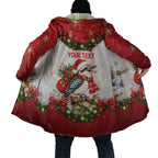 Personalised Kookaburra Australia Christmas Cloak Kooka-la-la-la-la Xmas Bows