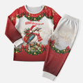 Personalised Kookaburra Australia Christmas Pajama Set Kooka-la-la-la-la Xmas Bows