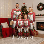 Personalised Kookaburra Australia Christmas Pajama Set Kooka-la-la-la-la Xmas Bows