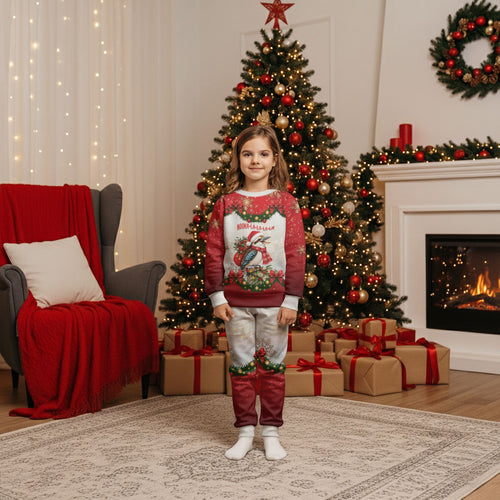 Personalised Kookaburra Australia Christmas Pajama Set Kooka-la-la-la-la Xmas Bows