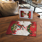 Personalised Kookaburra Australia Christmas Puzzle Kooka-la-la-la-la Xmas Bows