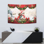 Personalised Kookaburra Australia Christmas Tapestry Kooka-la-la-la-la Xmas Bows