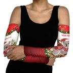 Personalised Koala Australia Christmas Arm Sleeves Koa-la-la-la-la Xmas Bows