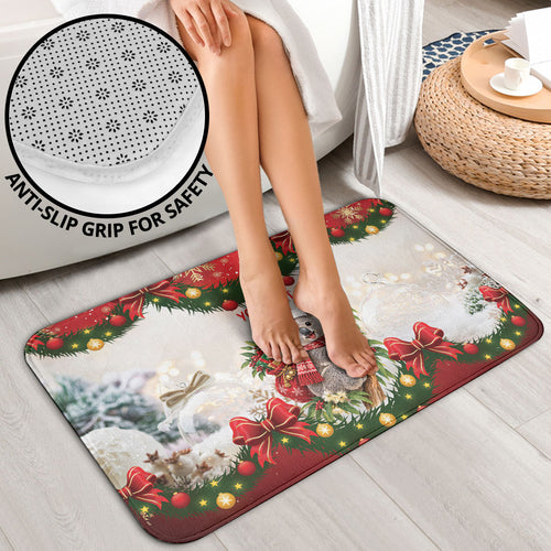 Personalised Koala Australia Christmas Bathroom Set Koa-la-la-la-la Xmas Bows