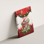 Personalised Koala Australia Christmas Canvas Wall Art Koa-la-la-la-la Xmas Bows