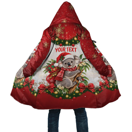 Personalised Koala Australia Christmas Cloak Koa-la-la-la-la Xmas Bows