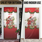 Personalised Koala Australia Christmas Door Cover Koa-la-la-la-la Xmas Bows