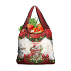 Personalised Koala Australia Christmas Grocery Bag Koa-la-la-la-la Xmas Bows