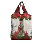 Personalised Koala Australia Christmas Grocery Bag Koa-la-la-la-la Xmas Bows