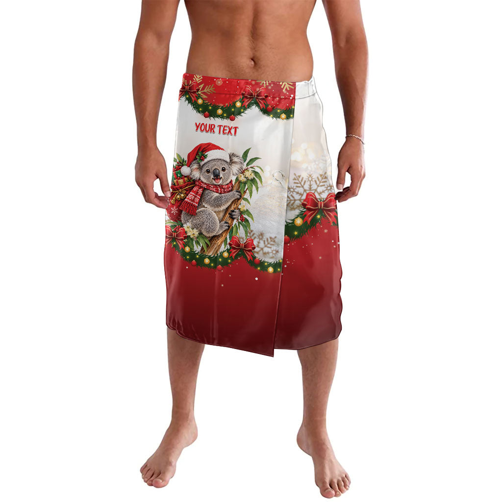 Personalised Koala Australia Christmas Lavalava Koa-la-la-la-la Xmas Bows