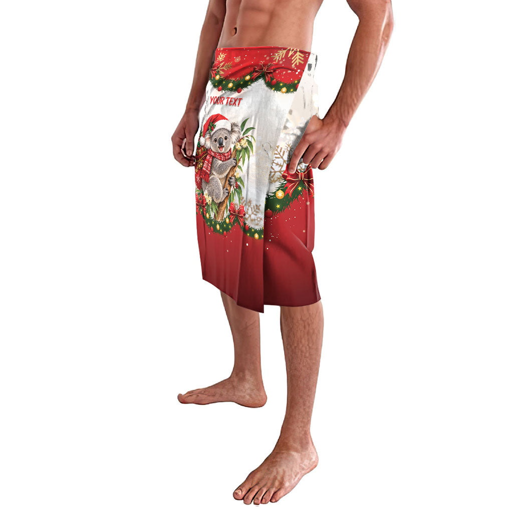 Personalised Koala Australia Christmas Lavalava Koa-la-la-la-la Xmas Bows