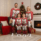 Personalised Koala Australia Christmas Pajama Set Koa-la-la-la-la Xmas Bows