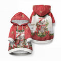 Personalised Koala Australia Christmas Pet Hoodie Koa-la-la-la-la Xmas Bows