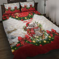 Personalised Koala Australia Christmas Quilt Bed Set Koa-la-la-la-la Xmas Bows