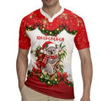 Personalised Koala Australia Christmas Rugby Jersey Koa-la-la-la-la Xmas Bows