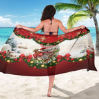 Personalised Koala Australia Christmas Sarong Koa-la-la-la-la Xmas Bows