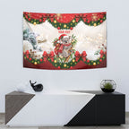 Personalised Koala Australia Christmas Tapestry Koa-la-la-la-la Xmas Bows