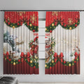 Personalised Koala Australia Christmas Window Curtain Koa-la-la-la-la Xmas Bows