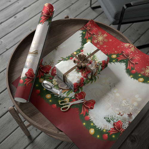 Personalised Koala Australia Christmas Wrapping Paper Koa-la-la-la-la Xmas Bows