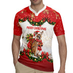 Personalised Wallaby Australia Christmas Rugby Jersey Merry Xmas Bows