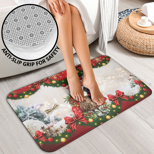 Personalised Emu Australia Christmas Bathroom Set Merry Xmas Bows