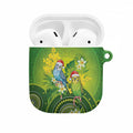 Budgerigar Australia Christmas AirPods Case Budgies Golden Wattle Aboriginal Green - Aussie Hoodie