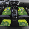 Budgerigar Australia Christmas Car Mats Budgies Golden Wattle Aboriginal Green - Aussie Hoodie