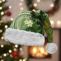 Budgerigar Australia Christmas Santa Hat Budgies Golden Wattle Aboriginal Green - Aussie Hoodie