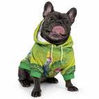 Budgerigar Australia Christmas Pet Hoodie Budgies Golden Wattle Aboriginal Green