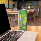 Budgerigar Australia Christmas Skinny Tumbler Budgies Golden Wattle Aboriginal Green - Aussie Hoodie