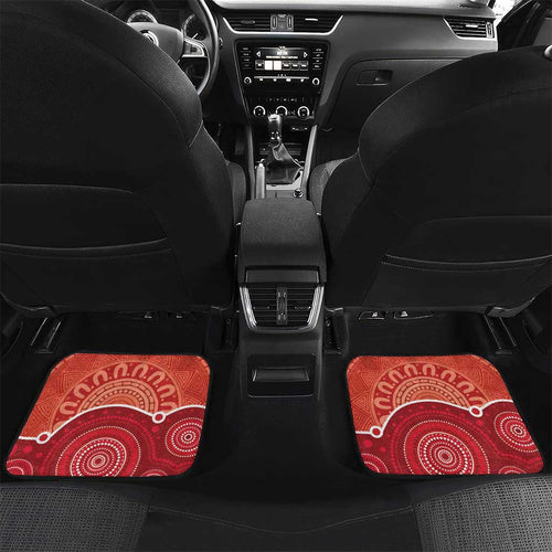 Budgerigar Australia Christmas Car Mats Budgies Golden Wattle Aboriginal Red - Aussie Hoodie