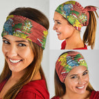 Budgerigar Australia Christmas Neck Gaiter Budgies Golden Wattle Aboriginal Red - Aussie Hoodie