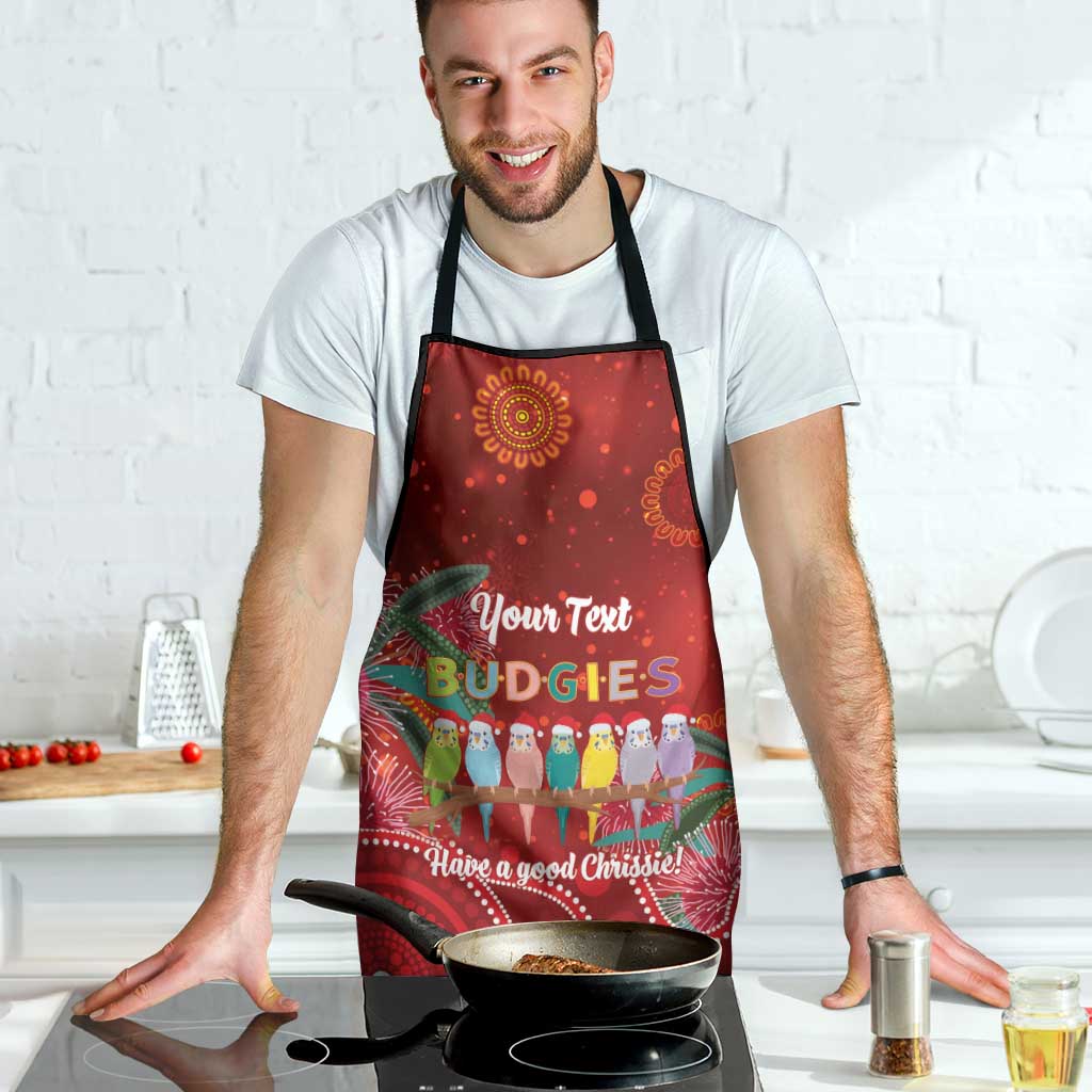 Australia Budgerigar Christmas Personalised Apron Budgies Hakea Have A Good Chrissie - Aussie Hoodie