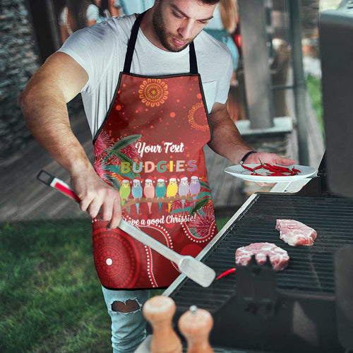 Australia Budgerigar Christmas Personalised Apron Budgies Hakea Have A Good Chrissie - Aussie Hoodie